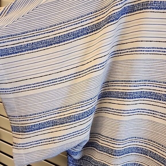 The Limited Striped Summer Blouse sz Large - Picture 4 of 7